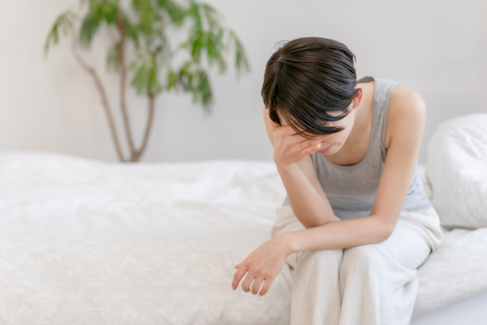 苦しくて横になれない症状はありますか？